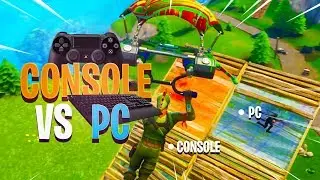 FORTNITE: CONSOLE VS PC - WHICH IS BETTER? (Crossplay Lobby Gameplay)