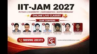 IIT-JAM 2027 Online Classes #iitjamonlineclasses #iitjam #careerendeavour