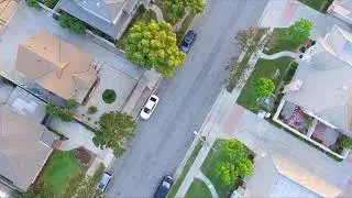Aerial view Monterey park CA
