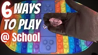 How To Play Pop It Dice Game 6 Ways To Play at School, #popitchessgame