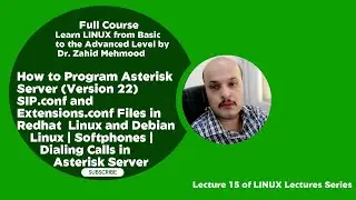 Lecture 15 Asterisk Server 22 | SIP and Extensions files |Softphones|Making Calls via SIP Soft Phone