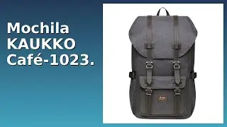 RESE&Ntilde;A (2025) : Mochila KAUKKO Caf&eacute;-1023. DETALLES ESENZIALES