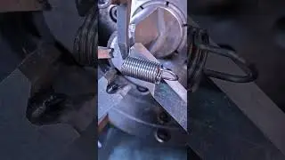 Extension Springs manufacturing process    #automatic #spring #extensionspring #creativity #machine