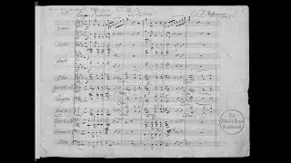 E.T.A. Hoffmann &ndash; Symphony in E flat major (w/ manuscript score)