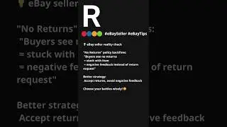 eBay seller tips - 👀 eBay seller reality check