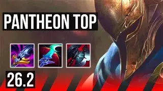 PANTHEON vs TEEMO (TOP) | Good KDA: 14/1/7 | KR Master | 26.2