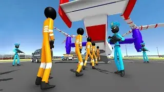 Stickman Criminal Transport Police Van Simulator (by Fazbro) Android Gameplay [HD]