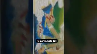 rajashyamala devi work in progress art by S.Nandan Kumar contact us for order cell : 9494816072