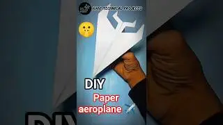 Secret Paper Plane Trick 🤫✈️ | Most Powerful Flying Paper Aeroplane Ever!#paperplane#origami #shorts