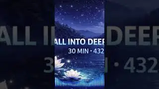 Deep Sleep Music (Black Screen) 😴 432Hz | 1 Hour #healingmusic #moon #calmingmusic #meditationmusic