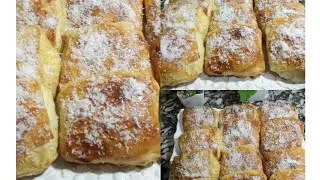 مسمن أو رغيفات فالفران بالكريم باتسيير 👌 مورقين ومقرمشين 😋 متشبعوش منهم 