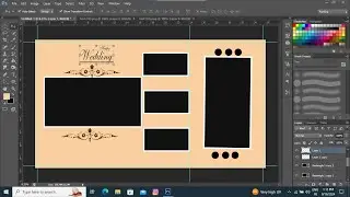 how to design wedding album in photoshop #weddingalbum #folderizealbum #albumdesigning