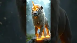 Hybrid Magical Beasts: Lion + Mythical Creatures Fusion! #shorts #shortvideo  #hybridanimals