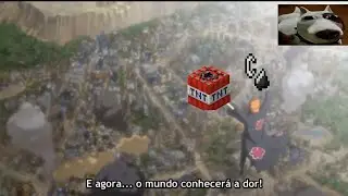 pain usando shinra tensei no minecraft