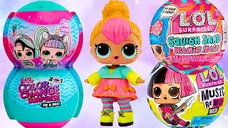 ASMR LOL Surprise Mini Sweets Me & Bro Color Change Balls Doll Opening #unboxing