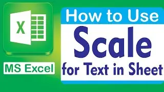 Scale to fit in excel, How to use scale to fit,  elearningon, #Shorts, #Trending, #YouTubeshorts