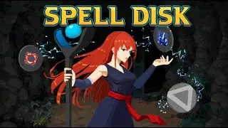 Spell Disk - PC gameplay - 2D top down roguelike action adventure