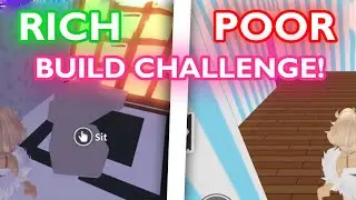 ✨RICH vs POOR Build Challenge - Adopt Me✨