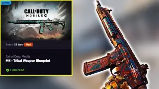 *FREE* M4 TRIBAL BLUEPRINT GAMEPLAY in COD MOBILE | Amazon Prime Gaming Bundle | CODM