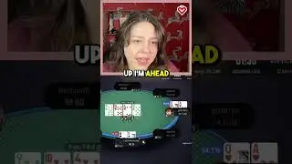 How was Caitlin ahead here?! #poker #pokerstars
