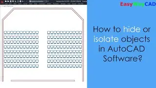 How to hide & isolate objects in AutoCAD Software?