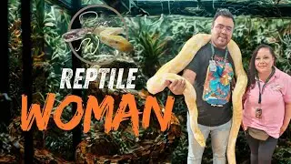 Como tener una serpiente 🐍 en casa REPTILE WOMAN pitón bola la mejor serpiente para principiantes 