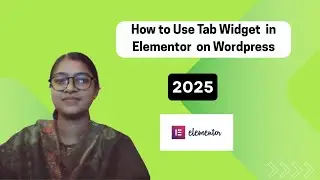 How to use Tab Widget in Elementor WordPress plugin? Free