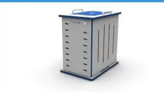 Tectus in-classroom mass storage and wireless charging for LearnPad Tablets