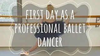 PRIMO GIORNO da BALLERINA PROFESSIONISTA 🩰 - Vlogs Bordeaux 1/4