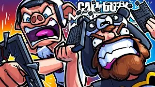 Modern Warfare but we just destroy our gaming setups because we're angry...
