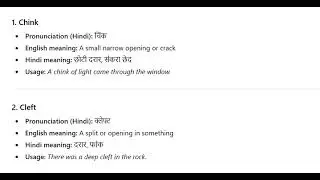 Vocabulary Words with Meanings for SSC, UPSC, CAT, and Other Competitive Exams Part-16