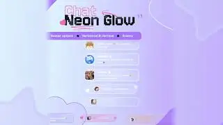 Neon Chat Widget for StreamElements | Twitch Chat Overlay with Custom Glow & Role Colors