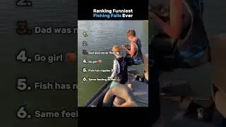 Ranking The Best Fishing Fails😂❤️ #ranking #tiktok #funnymoments #moments #fishingfails