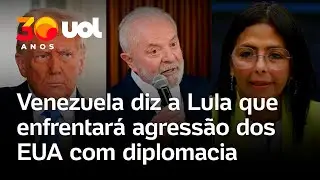 Venezuela diz a Lula, Col&ocirc;mbia e Espanha que enfrentar&aacute; agress&atilde;o de Trump, dos EUA, com diplomacia