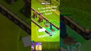 Royal Champion Vs Every Level Of Archer Tower #clashofclans #sad