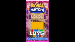 Royal Match Level 1075 - Hard Level - No Boosters Gameplay