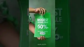 Celebrate Azaadi with up to 50% off on all girls' products!  #baap #fashion #jewelry #azaadisale