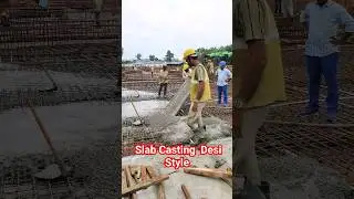 Slab Casting, Civil Engineering #jobs #work