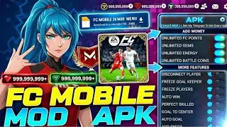 FC Mobile 26 MOD APK v26.1.02 🔥 Unlimited Gems & FC Points | New Mod Menu Gameplay