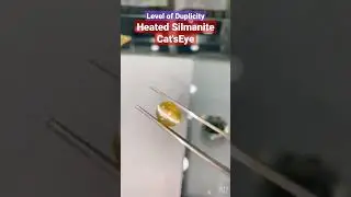 Duplicate Cat'sEye || #chrysoberyl #catseye #gemstone#viral#shorts#ytshorts#shortsfeed @SohailGems