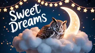 Cute Owl Sleeping on a Cloud | Relaxing Lullaby for Baby Sleep
