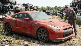Full Restoration: 2024 Nissan GTR R35 (Red) | ASMR Step-by-Step #asmrcarrestoration