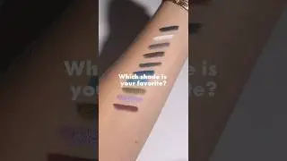 Swatching all of our Kohl Kajals 🤗✨