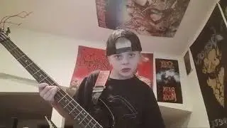 Jasper covers God of thunder by kiss on Bass
