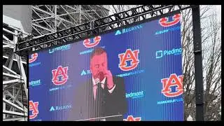 Coach Alex Golesh  - Tiger Walk 2025 #tigerwalk #auburnfootball 