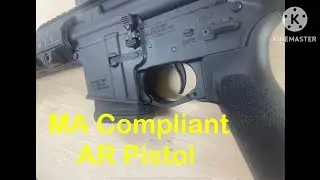 Massachusetts Compliant AR Pistol.