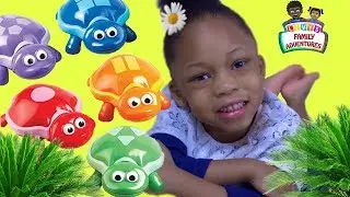 Learn Colors and Numbers with Toy Turtles