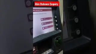 ATM Balance Enquiry | ATM #shorts