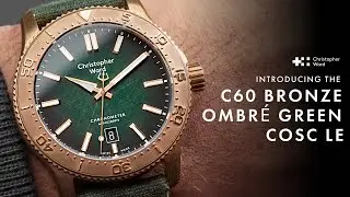 Introducing The C60 Bronze Ombr&eacute; Green COSC LE | Christopher Ward
