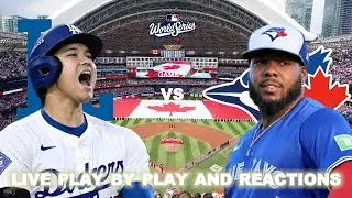 Los Angeles Dodgers vs Toronto Blue Jays Live Play-By-Play & Reactions : World Series Game 1
